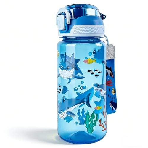 MHwan Botellas Agua Niños 600Ml, Apta para Bebidas Carbonatadas