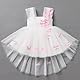 Baby M?dchen Taufkleid Prinzessin T?llkleid Blumenm?dchen Schmetterling Festlich Festkleid Hochzeit Brautjungfer 1. Geburtstag Partykleid Festzug Formal Abendkleid Babybekleidung Wei? 3-4 Jahre