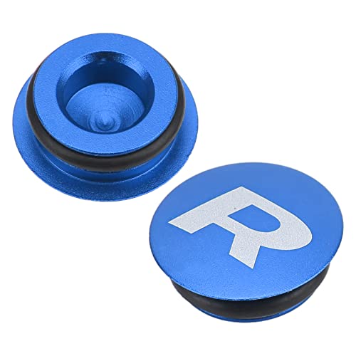 Zunate Crankset Dust Cover For Mountain Bike, Bike Crank Arm Fixing Bolt Bracket Cap, Aluminum Alloy Center Shaft Cap For Road Bicycle (1 Blue Dust Cover) #TOP6