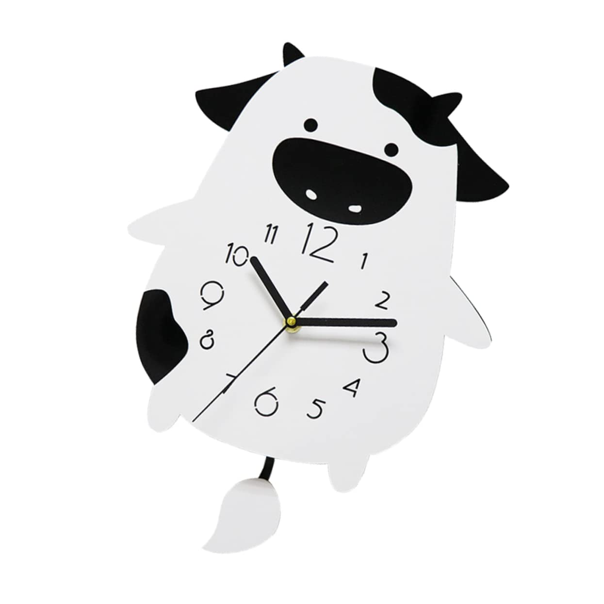 Horloge Murale Silencieuse de Vache sans Bruit Finition Acrylique