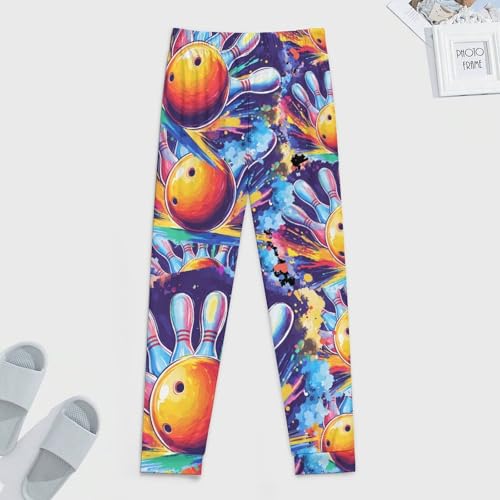 Art Bowling Ball Hitting Pins Men's Pajama Bottoms Sleep Lounge Soft Comfy Pants Sleepwear4