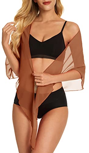 Image of CHICGAL 2 Pieces Women Beach Sarong Bathing Suit Wrap Skirt Sheer Bikini Swimsuit Cover Ups for Swimwear