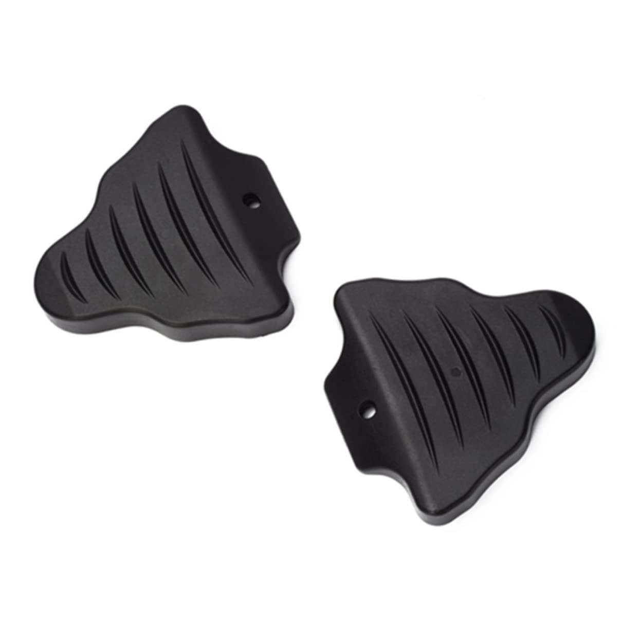 INOOMP 3 Paia Manicotto della serratura della bicicletta protezione della tacchetta della bici copertura della tacchetta del pedale della bici Accessori per pedali da ciclismo Black