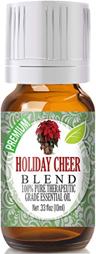 Holiday Cheer Blend Essential Oil - 100% Pure Therapeutic Grade Holiday Cheer Blend Oil - 10ml