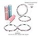 Quality Compact Vanity Mirror Gifts for Girls Women Beauty, Stylish Travel Folding Makeup Mirrors for Wallet Purse Pocket Handbag, Portable Double-Sided Magnifying Cosmetic Mirror, Bright Red