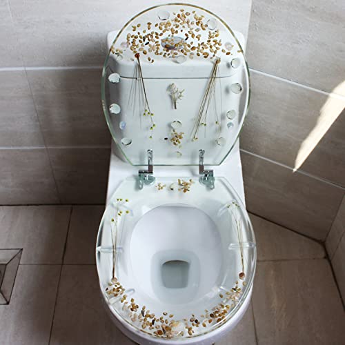 Abattant WC allongé transparent avec abattant fermeture amortie et clipsable - 4