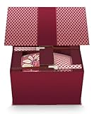 Pip Studio Flower Festival Oriental Geschenkset Schalen und Essstäbchen Dark pink 15cm