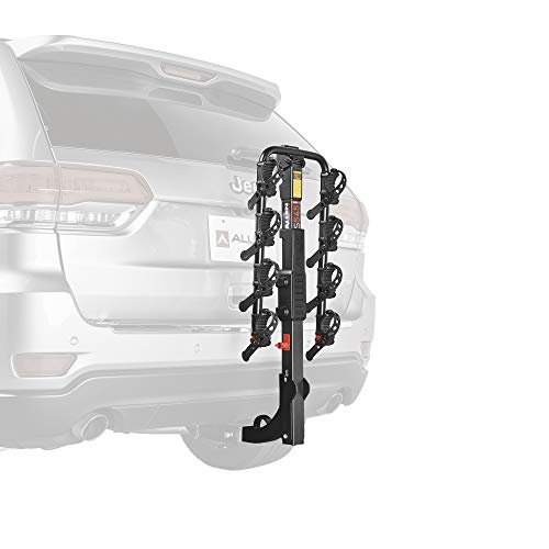 Image of Allen Sports Premier Hitch Mounted 4-Bike Carrier, Model S545, Black