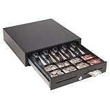 Mmf Cash Drawer MMF-VL1616E-04 MMF Val-U Line Electronic Cash Drawer, 5 Bill/8 Coin Till, Printer-Driven, 16.2