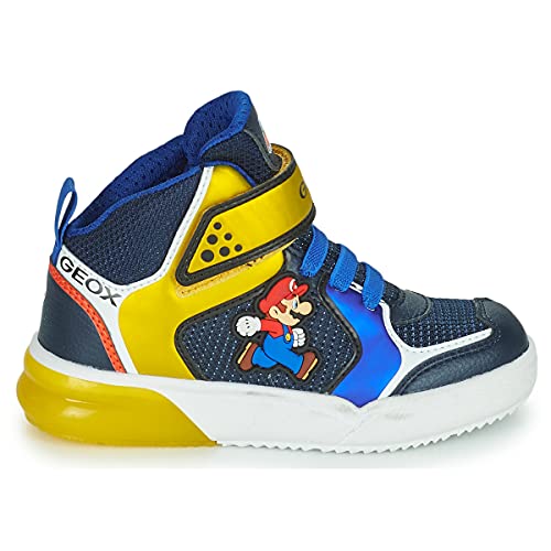 Geox Garçon J Grayjay Boy D Sneakers à semelle crantée flexible et légère - 3
