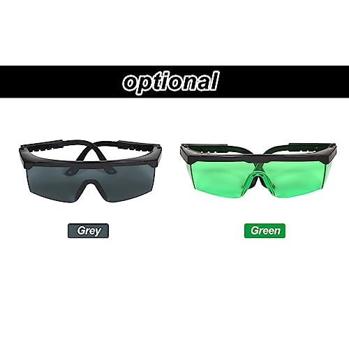 Moniss Óculos de segurança a laser 200nm-2000nm OD4+ Óculos de proteção elegantes para tratamento de
