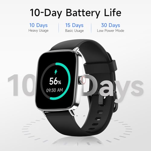 Image of Smart Watch for Men Women, 1.85 inch HD Smartwatch (Answer /Make Calls), 2 Bands