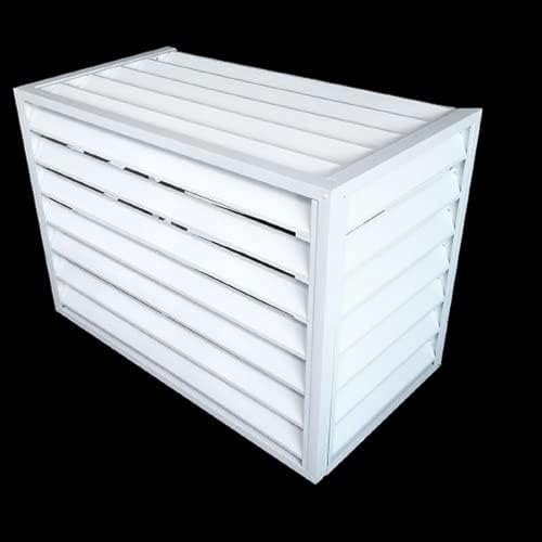 Cubierta de condensador mini split y jaula protectora exterior para aire acondicionado