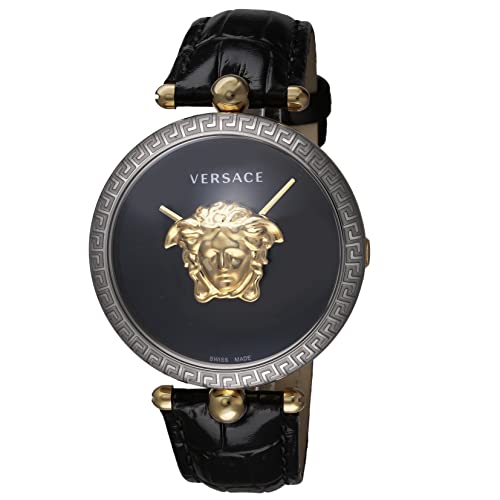 [VERSACE(ヴェルサーチ)] 腕時計 Palazzo Empire パラッツォ エンパイア ブラック 文字盤 ステンレススチール サファイヤガラス クオーツ Quartz 39MM スイス Watch VECO02422 レディース ブラック [並行輸入品] (B0C23G1BGH) Amazon価格推移・価格追跡