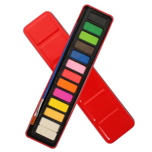 WOONEKY Juego De Acuarelas Acuarelas Pinturas Lavables Kit De Acuarela Sólida Color Aleatorio