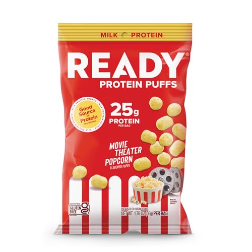 Ready® Protein Puffs – Guilt-Free, High-Protein Crunchy Snack – 25g