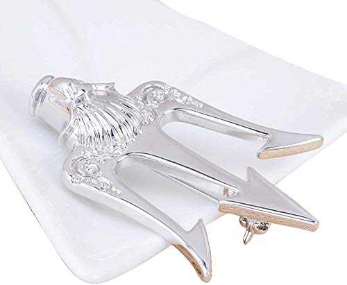 Image of Vintage Alloy Trident Cravat Pin Brooch Pin Lapel Collar Pin Business Shirt Suit Stick Pins