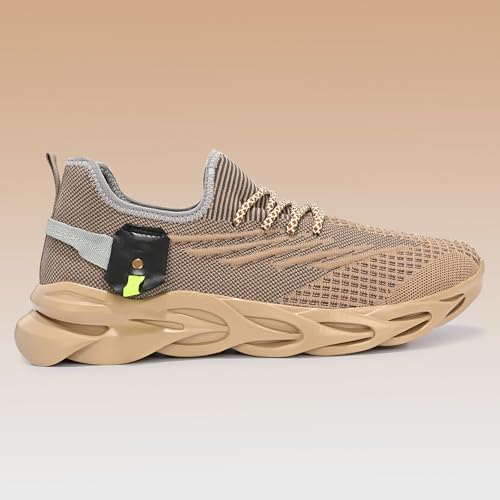 Image of Cruiser Sneaker for Men | Lightweight & Stylish | Breathable Mesh Lace-Up Shoes | Casual Wear, Gym, & Street Style (2644)