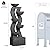 Takamota 52.8" Tall Outdoor Water Fountain with Lights, 6-Tier Cascading Resin Waterfall Feature for Porch, Garden, Yard, Deck, Patio – Large Freestanding Outdoor Fountain and Waterfall Outside Decor