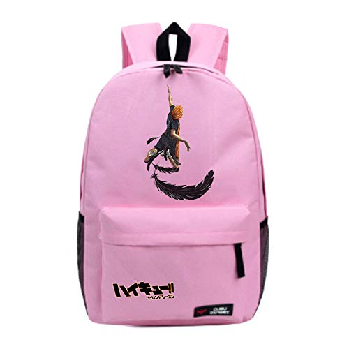Leotiee Haikyuuu   Karasuno Mochila de lona para estudiantes de la escuela