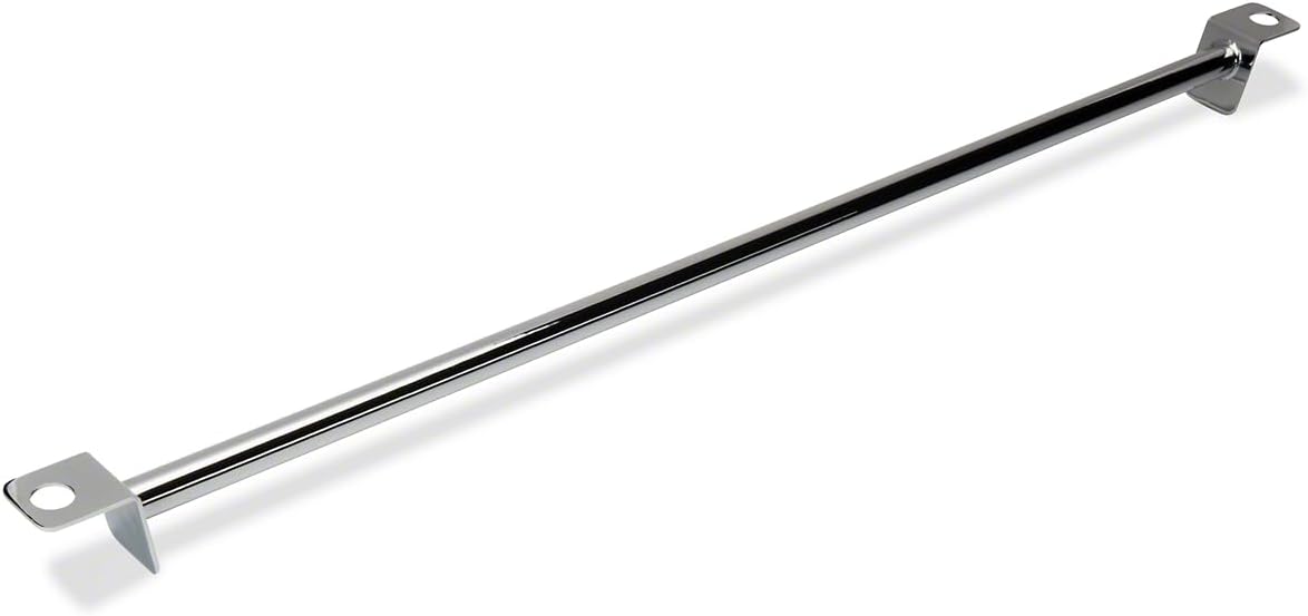 Rear Shock Tower Brace in Chrome - Suspension Fits Ford Mustang 1979-2005