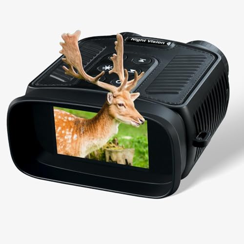 Gafas de visión nocturna 4K para ver animales en la oscuridad sin ser detectado