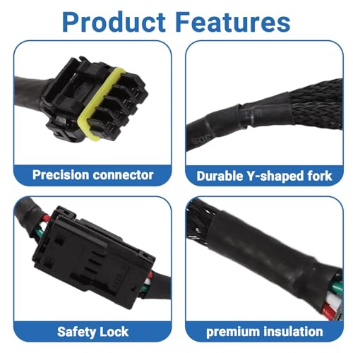 Cable CAN Bus Holley EFI divisor blindado que duplica la conexión sin interferencias 3