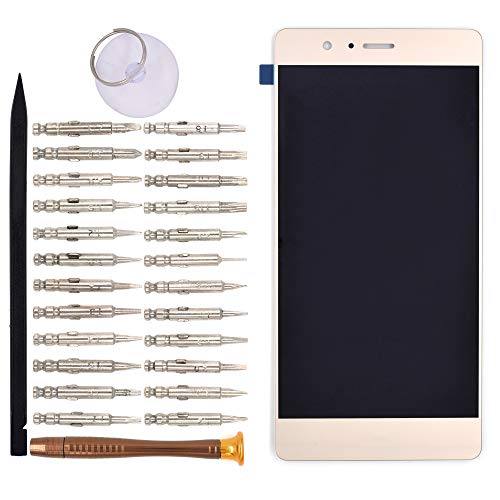 Image of LCD Screen Display with Digitizer Touch Panel Without Bezel Frame Compatible with Huawei P9 lite G9 Lite Honor 8 Smart VNS-L31 VNS-L21 VNS-L22 VNS-L23 VNS-L53(Golden)