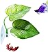 1 pièce Poisson Jouets réutilisable Plante en Plastique Betta hamac lit de Feuilles pour Aquarium, Spawn de Poisson, Reste de Poisson Durable et Pratique