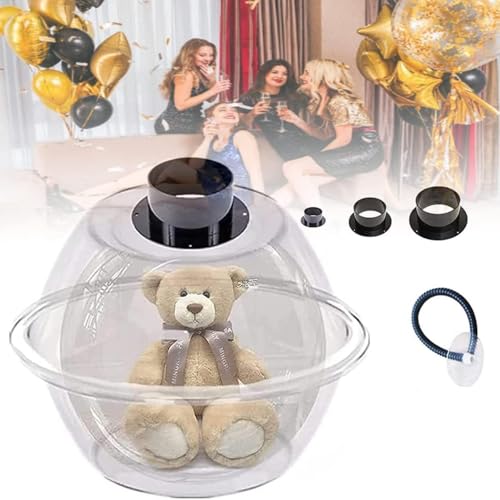 DJCDDM 14.5inch Balloon Stuffing Machine, DIY Balloon Expander Stuffer Filling Machine, Balloon Wrapping Machine Used for Balloon Bouquet Wedding Christmas Birthday Party Decoration