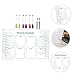 OSALADI Acrylic Memo Board Set Multi-Function Dry Erase Writing Board for Desk Tabletop Pen for Home and Office Planning