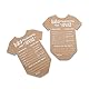 Kate Aspen Baby Vorhersagekarten für Babyparty/Ratschläge/Babyparty Dekorationen (Set mit 50 Stück), Einheitsgröße, Kraftpapier, weiß, 28440NA