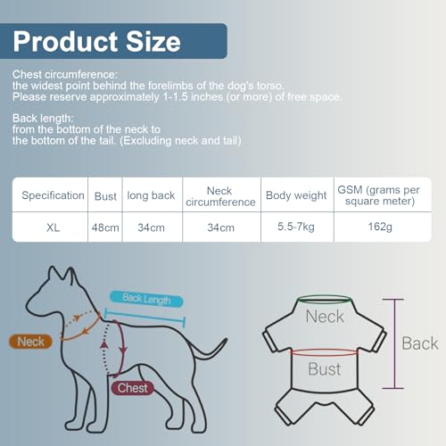 GREATRICH Manteau Chien avec Harnais, Imperméable Gilet Costume Vetement Chien, Vêtements Veste pour Chien, Manteau pour Chiens avec Lignes Réfléchissantes, pour Petit Chiens 5-7kg Automne et Hiver – Image 3