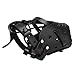 LUCKDANO Adjustable Dog Muzzle, Comfortable Faux Leather Basket Muzzle, Breathable, Prevents Biting, for Large Medium Dogs with Dog Cage Mouth Cover, for Training and