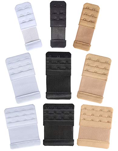 Image of Women's Bra Extenders 4 Hook / 3 Hook / 5 Hook / 2 Hook Soft Comfortable Stretchy Bra Extension Strap