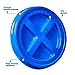 Gamma Seal Lids for 3.5, 5, 6 and 7 Gallon Buckets – Combo of 7 colors – Food Grade BPA Free Reusable Lids, Made in USA