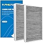 PHILTOP Cabin Air Filter, Replacement for CF8791A, Silverado 1500 (1999-2002), Tahoe (2000-2002), Sierra 1500 (1999-2002), Yukon (2000-2002), Premium ACF049 Cabin Filter with Filter Up Dust Pollen