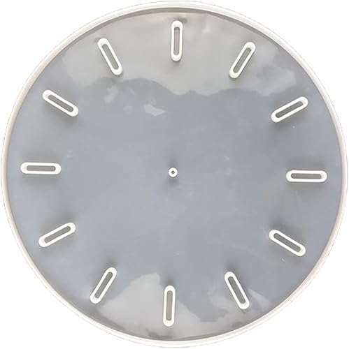 A FEI Molde de resina de reloj redondocuadrado, molde de resina epoxi de fundición de silicona para manualidades hechas a mano, decoración del hogar