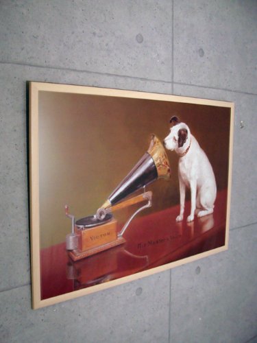 His Master’s Voice  ビクター 広告アートポスター His Master's Voice ビクター 広告アートポスター - メルカリ