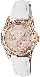 Tikkers Girl's Analogue Quartz Watch with Imitation Leather Strap TK0129