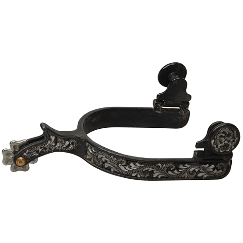 Argent rosebud rowel femme Weaver BS des éperons précis pour cheval sensible