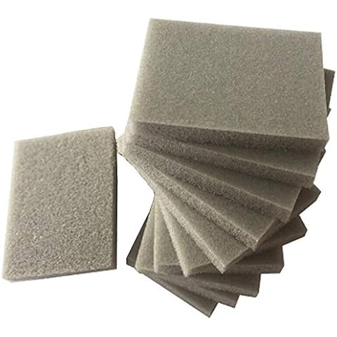 10 Pcs 800-1000 Grits Foam Sanding Sponge Abrasive Blocks Wet/Dry Bodywork Foam Sanding Block Cover