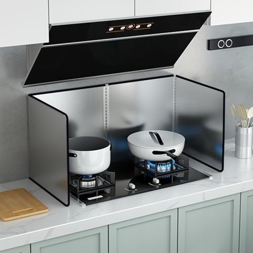 Bouclier anti-éclaboussures pliable pour cuisiner proprement sans taches