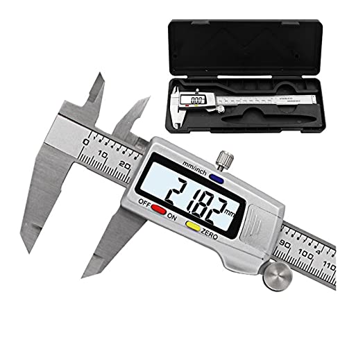Calibrador digital de 150 mm, herramienta de medición en acero inoxidable de precisión 1