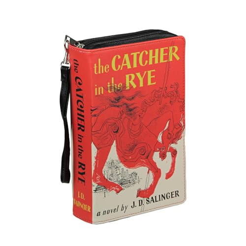 Sac de livre The Catcher in the Rye le cadeau idéal rouge et blanc pour passionnés de lecture