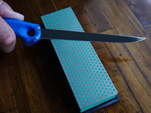 Diamond Machining Technology (DMT) W6EP Diamond Whetstone Sharpening Stone With Plastic Case, Extra Fine, 6 Inch , Green - Thumbnail 5