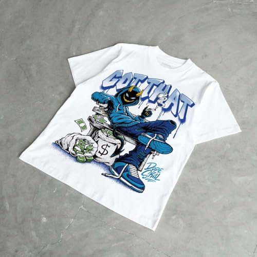 Image of DopeSkill Graphic Tee Streetwear Hip Hop Hypebeast Street Style Unisex T-Shirt Sneaker Colour Matching Shirts Cool Flexing