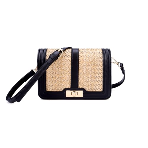 Ayliss Straw Crossbody Bags for Women Straw Purses Handbags Shoulder Clutch Purse Summer Beach Woven Bags for Vacation