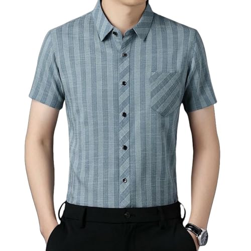 Chemise coton et lin homme avec poches pour les vacances et terrasses