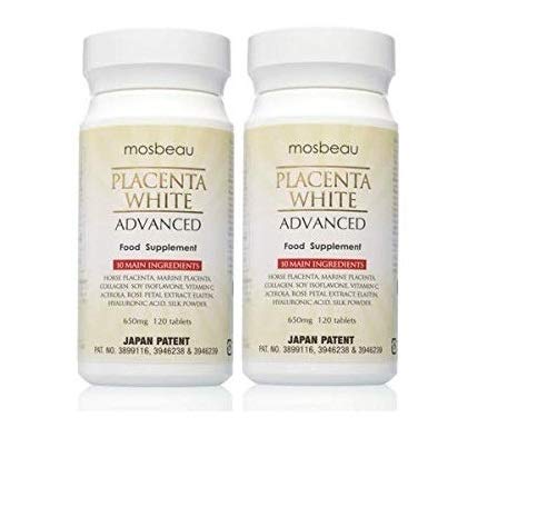 Mosbeau Placenta White Advanced Supplement for Skin Whitening 2015 Japan Patented Twice As Effective As Glutathione (120 Tablets) (2)